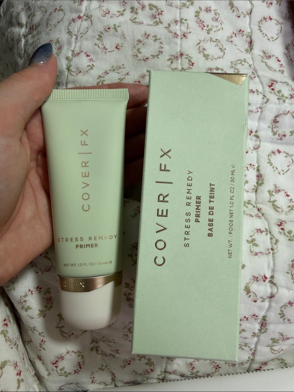 COVER FX Stress Remedy Primer in Pale Green